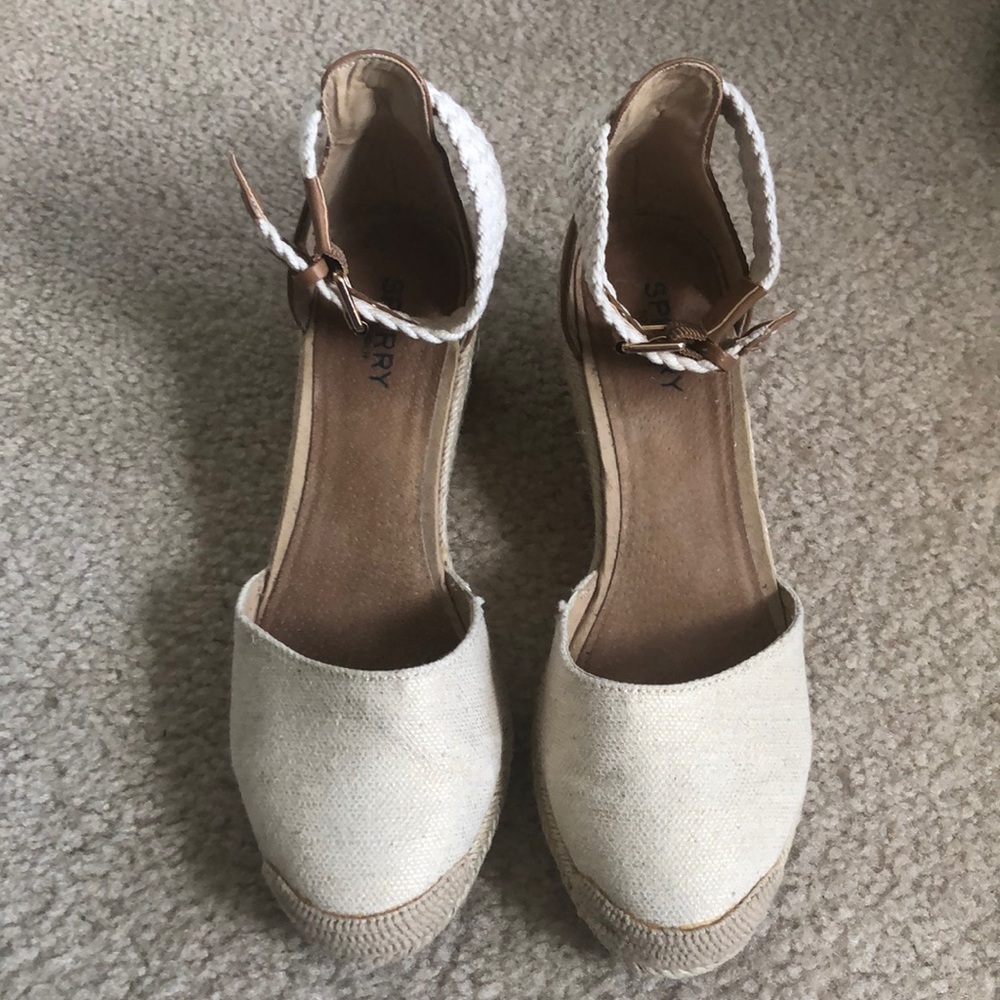 Sperry Top-Sider Wedge Sandals, Sz 9M